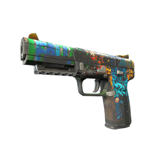 Souvenir Five-SeveN | Fall Hazard (Battle-Scarred) CS2 skin
