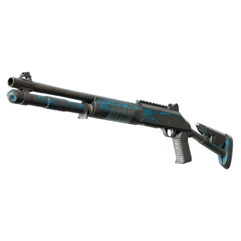 XM1014 | VariCamo Blue (Battle-Scarred) CS2 skin