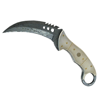 ★ StatTrak™ Talon Knife | Damascus Steel (Battle-Scarred) CS2 skin