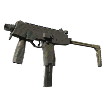 MP9 | Green Plaid (Battle-Scarred) CS2 skin