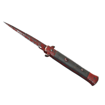 ★ StatTrak™ Stiletto Knife | Crimson Web (Battle-Scarred) CS2 skin
