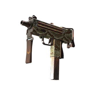 MAC-10 | Hot Snakes (Well-Worn) CS2 skin