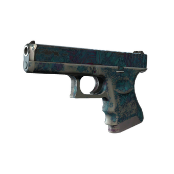 Glock-18 | Synth Leaf (Battle-Scarred) CS2 skin