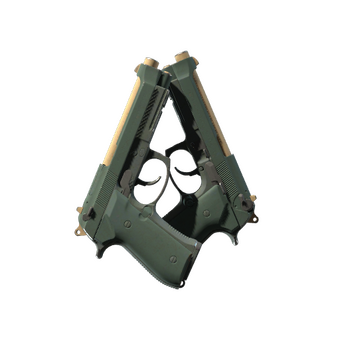 Souvenir Dual Berettas | Contractor (Well-Worn) CS2 skin
