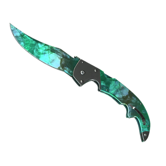 ★ StatTrak™ Falchion Knife | Gamma Doppler Phase 2 (Minimal Wear) CS2 skin