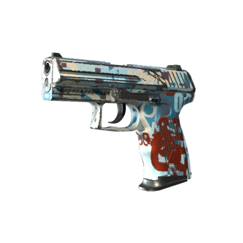 P2000 | Dispatch (Well-Worn) CS2 skin