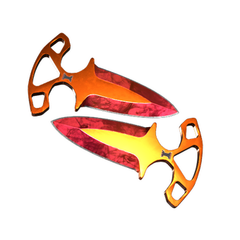 ★ Shadow Daggers | Doppler Ruby (Minimal Wear) CS2 skin