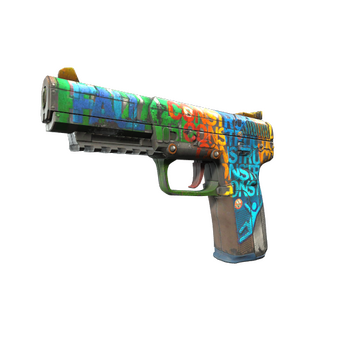 Souvenir Five-SeveN | Fall Hazard (Well-Worn) CS2 skin