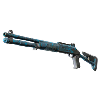 XM1014 | VariCamo Blue (Well-Worn) CS2 skin