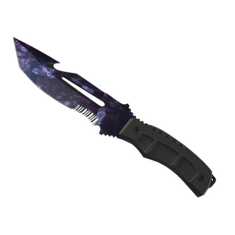 ★ Survival Knife | Doppler Black Pearl (Minimal Wear) CS2 skin
