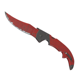 ★ StatTrak™ Falchion Knife | Crimson Web (Well-Worn) CS2 skin