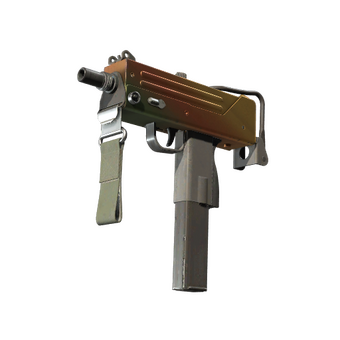 Souvenir MAC-10 | Amber Fade (Well-Worn) CS2 skin