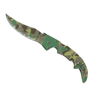 ★ StatTrak™ Falchion Knife | Boreal Forest (Well-Worn) CS2 skin