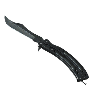 ★ StatTrak™ Butterfly Knife | Damascus Steel (Battle-Scarred) CS2 skin