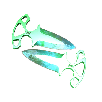 ★ StatTrak™ Shadow Daggers | Gamma Doppler Phase 3 (Minimal Wear) CS2 skin