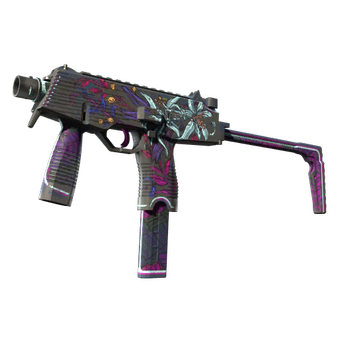 MP9 | Wild Lily (Battle-Scarred) CS2 skin