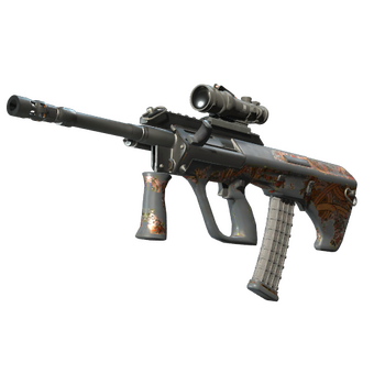 AUG | Flame Jörmungandr (Battle-Scarred) CS2 skin