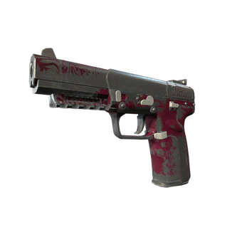 Five-SeveN | Crimson Blossom (Battle-Scarred) CS2 skin