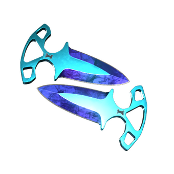 ★ StatTrak™ Shadow Daggers | Doppler Sapphire (Minimal Wear) CS2 skin