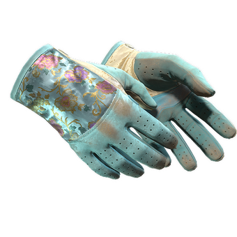 ★ Driver Gloves | Brocade Flowers (Battle-Scarred) CS2 skin