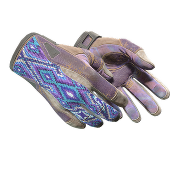 ★ Sport Gloves | Violet Beadwork (Battle-Scarred) CS2 skin