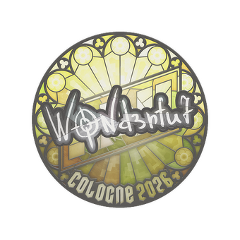 Sticker | w0nderful | Cologne 2026 CS2 skin