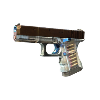 Souvenir Glock-18 | Clear Polymer (Battle-Scarred) CS2 skin