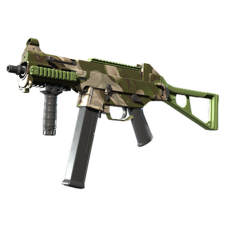Souvenir UMP-45 | Green Swirl (Factory New) CS2 skin