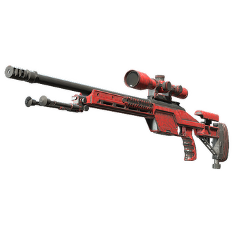 Souvenir SSG 08 | Calligrafaux (Well-Worn) CS2 skin