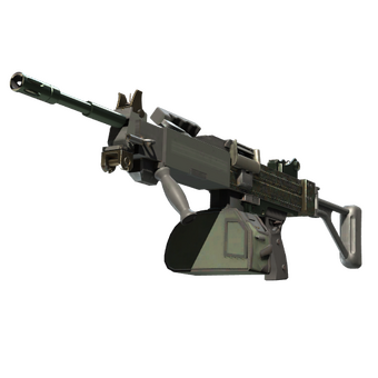Souvenir Negev | Army Sheen (Minimal Wear) CS2 skin