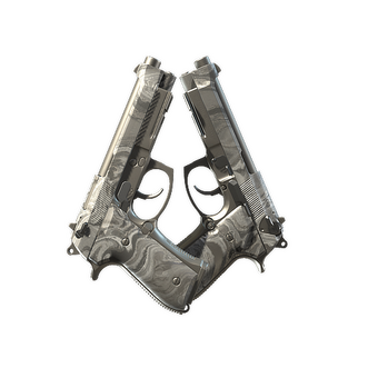 Souvenir Dual Berettas | Silver Pour (Minimal Wear) CS2 skin