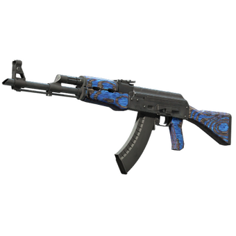 Souvenir AK-47 | Blue Laminate (Minimal Wear) CS2 skin