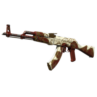 Souvenir AK-47 | Nouveau Rouge (Well-Worn) CS2 skin