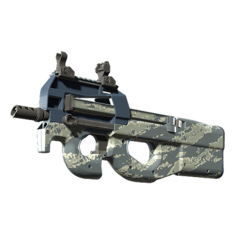 Souvenir P90 | Blue Tac (Minimal Wear) CS2 skin
