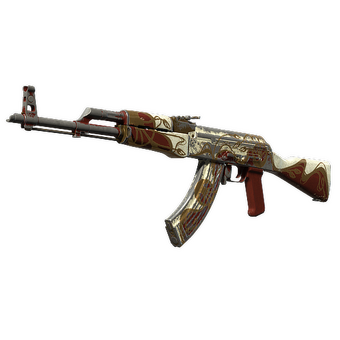 Souvenir AK-47 | Nouveau Rouge (Battle-Scarred) CS2 skin