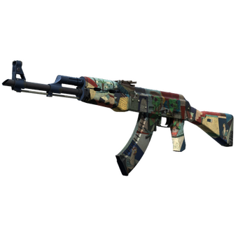 Souvenir AK-47 | Leet Museo (Battle-Scarred) CS2 skin