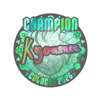 Sticker | kyousuke (Holo, Champion) | Cologne 2026 CS2 skin