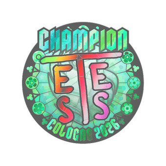 Sticker | TeSeS (Holo, Champion) | Cologne 2026 CS2 skin
