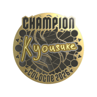 Sticker | kyousuke (Gold, Champion) | Cologne 2026 CS2 skin