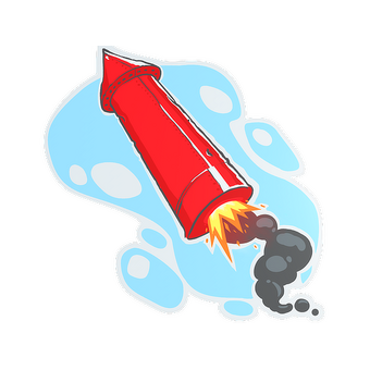 Sticker | Big Red Rocket CS2 skin