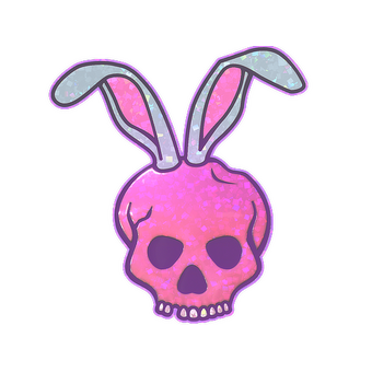 Sticker | Skull Bunny (Glitter) CS2 skin