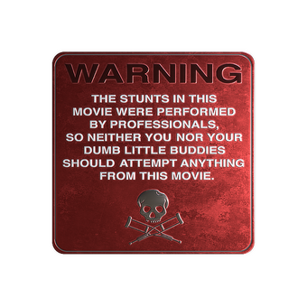 Sticker | WARNING (Foil) CS2 skin