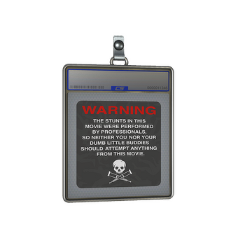Sticker Slab | WARNING CS2 skin