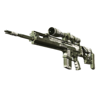 SCAR-20 | Arctic Camo Panels (Well-Worn) CS2 skin