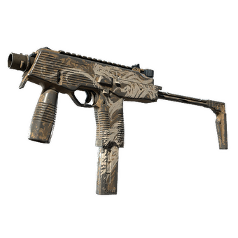 MP9 | Dune Asp (Battle-Scarred) CS2 skin