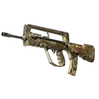 FAMAS | Snake Song (Battle-Scarred) CS2 skin