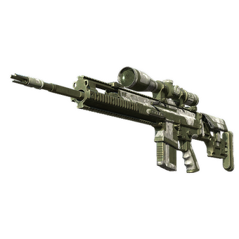 SCAR-20 | Arctic Camo Panels (Battle-Scarred) CS2 skin