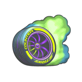 Sticker | Burnout (Lenticular) CS2 skin