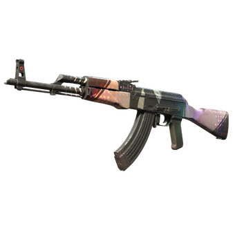 Souvenir AK-47 | Crossfade (Well-Worn) CS2 skin