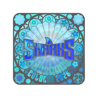 Sticker | Sharks Esports (Holo, Ranked) | Cologne 2026 CS2 skin